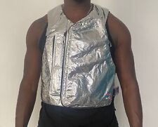 veste type gilet pare balle édition limité louis vuitton argentée