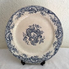Ancienne assiette de Gien avec arabesques - 1875