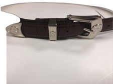 Men's leather belt, genuine