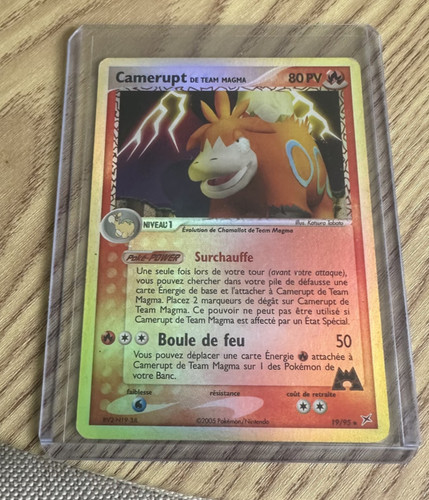 Carte pokemon camerupt 95 - carte,