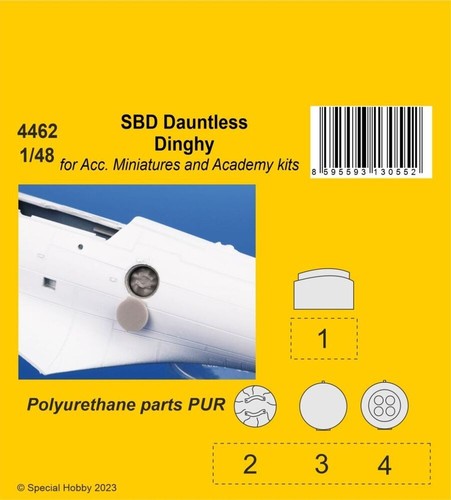 Sbd dauntless dinghy - 1/48, /