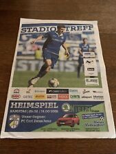 Programme 1er FC Magdebourg vs