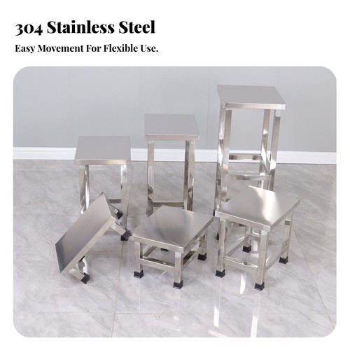 Tabouret carré métal - tabouret,