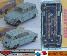 Renault 4 L bleu claire dinky toys france 518 d'origine boite repro 1/43