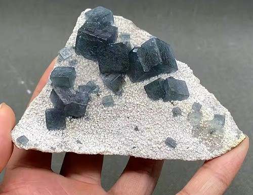 Cristaux cubes fluorite - cubes,