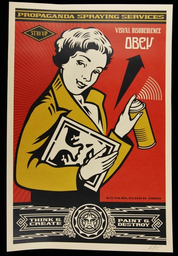 Shepard fairey stay up - ♦,