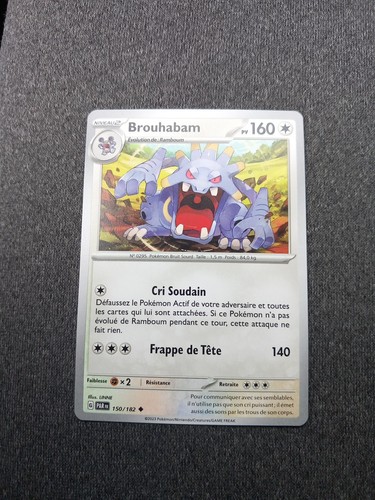 Carte pokémon brouhabam - pokémon,