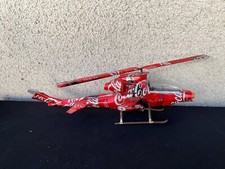 Hélicoptère Coca-Cola - Objet Déco Récup