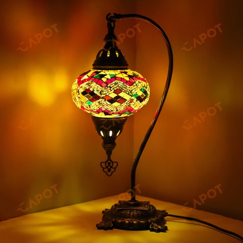Lampe table mosaïque - table,