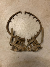 GRIFFES ESCALADE POTEAU ELECTRICIEN OUTIL ELAGUAGE  ANCIEN  METIER