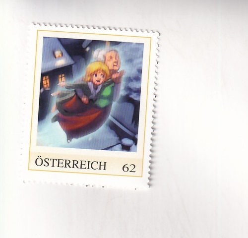 Timbre autriche contes de - timbre,