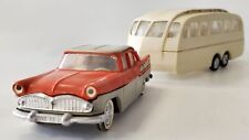 SIMCA CHAMBORD ORANGE ET GRISE CARAVANE HENON NOREV PLASTIQUE 1/43 (N6)