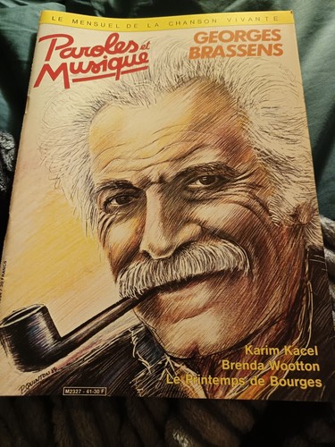 Georges brassens revue paroles - revue,