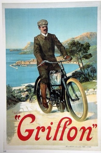 Affiche poster vélo - affiche, griffon