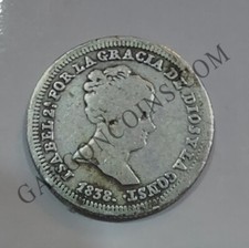 Isabel II 1 Réal De Madrid CL De 1838