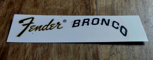 Fender bronco headstock logo - fender,