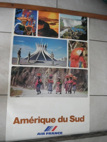 Air france affiche ancienne - france,