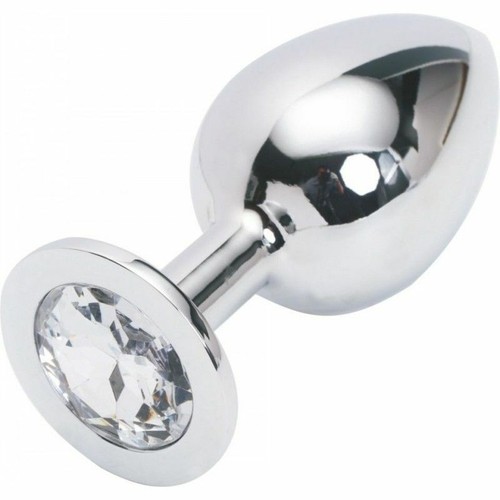 Rosebud blanc plug acier anal - blanc,