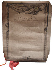 Parchemin Ancien debut 1800