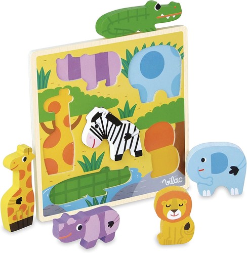 Vilac puzzle bois 6 - puzzle,