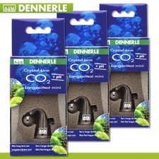 3 X DENNERLE CRYSTAL-LINE TEST DE CO₂ LONG TERME MINI ACCESSOIRES AQUARIUM