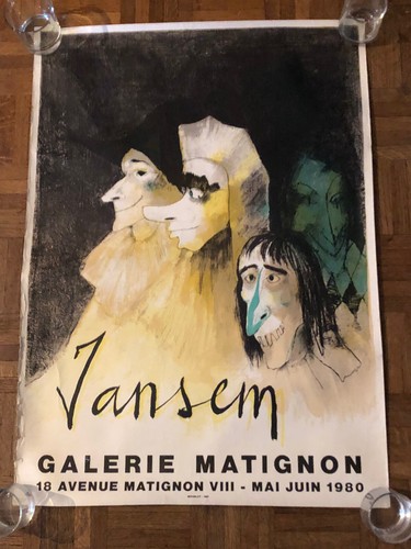 Superbe affiche lithographique - superbe,