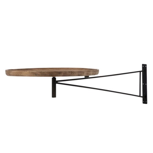 Table murale pivotante ronde - table,