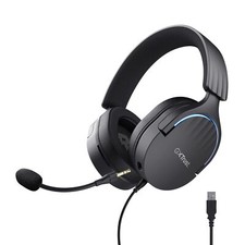 GXT 490 Fayzo Casque Gaming USB Son Surround 7.1 Pilotes 50mm Éclairage RGB 8...