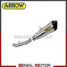 Pot D'Echappement + Raccord Racing Arrow Xkone Acier Kawasaki Z 750 2007 > 2014