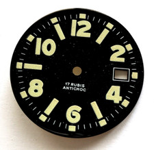 Dial cadran FE 140 1 plongée Dodane VINTAGE SKIN diver WATCH Zifferblatt 29,9 mm