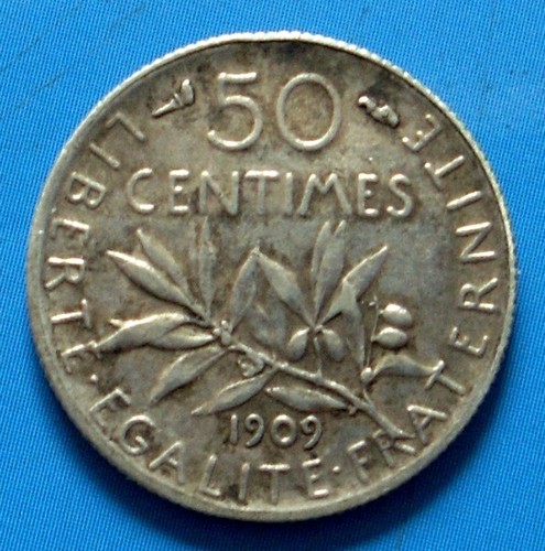 Pièce centimes argent - de,