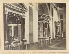 Italie, Rome, Couvent des Trappistes, Martyr de St Paul Vintage albumen print 