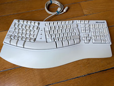 Vintage Microsoft Natural Keyboard Elite PS/2 FRANCAIS AZERTY Windows 95 clean