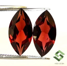 Certifié Naturel Grenat Rouge