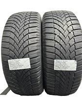 2 PNEUS D'OCCASION 205/60 R 16 92H BRIDGESTONE HIVER M+S 4,5 MM DOT 3219