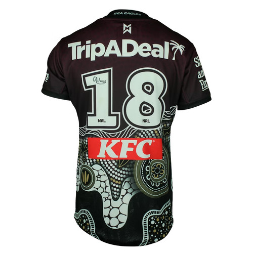 Maillot rugby xiii manly sea - maillot,