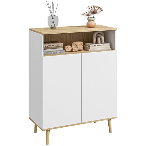Homcom buffet 80x38x102cm - buffet,