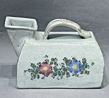 Chine  Urinal Pot De Chambre  Pour Homme Porcelaine 19ème  Guirlande Florale