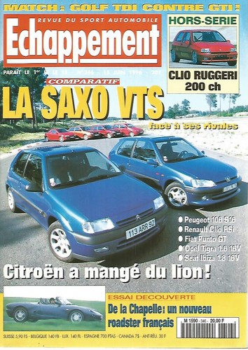 Echappement 346 clio - echappement, n°346