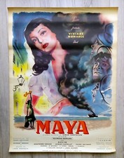 MAYA (1949) Viviane Romance, Jean-Pierre Grenier Affiche cinéma de Desmé 60x80cm