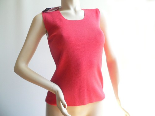 Pull sans manche tunique