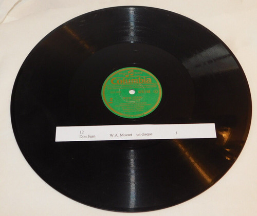 Disque gramophone columbia - gramophone,