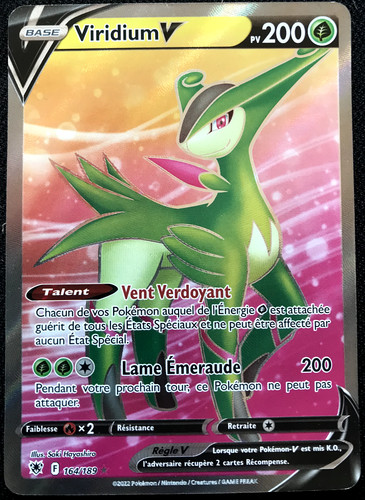 Carte pokémon viridium - viridium,