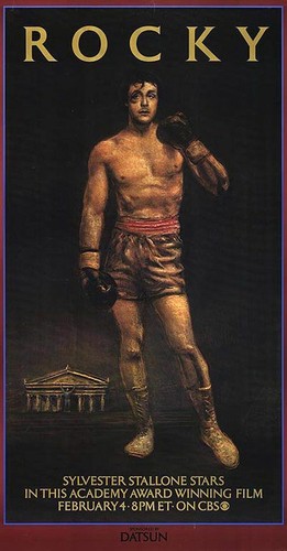 Plaque métal rocky balboa - plaque,