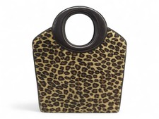 NEUF VINTAGE SAC A MAIN CHRISTIAN DIOR LADY O POULAIN IMPRME LEOPARD BAG 4000€