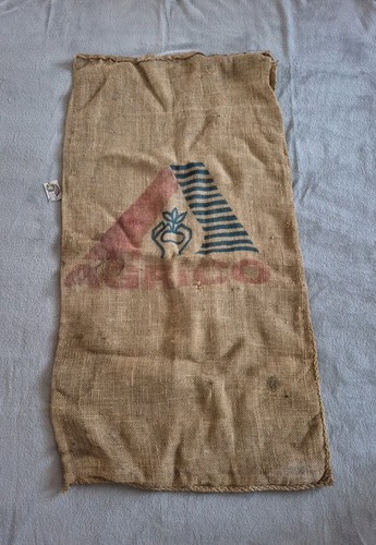 Ancien sac toile jute - toile, de
