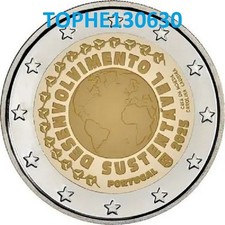 PORTUGAL COMMÉMORATIVE 2025 " DEVELOPPEMENT DURABLE " 2 EURO - NEUVE - UNC