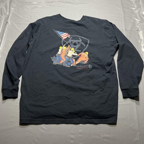 Ariat shirt mens black fr - shirt, xl