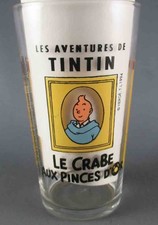 Tintin - Verre à Moutarde Amora 1994 Grande Taille - Le Crabe aux Pinces d'Or