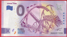 RARE BILLET 0 EURO SOUVENIR 2019 ALLEMAGNE-EUROPA PARK-GRAND HUIT-NEUF- N°017030